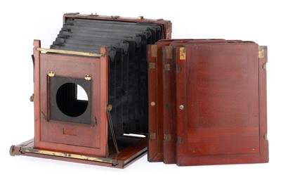 Lot 449 - A Watson Full Plate Mahogany Feild Camera