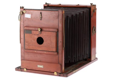Lot 225 - A Sands & Hunter Imperial 10x12 Inch Tailboard Camera