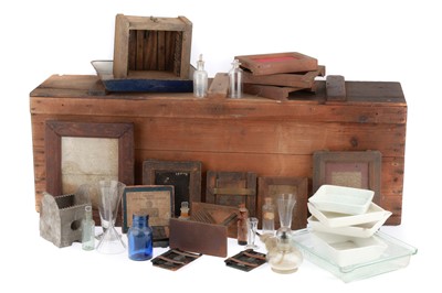 Lot 445 - Large Collection of Early Photographic Developing Equipment