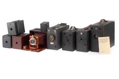Lot 308 - A Selection of Box and Falling Plate Cameras