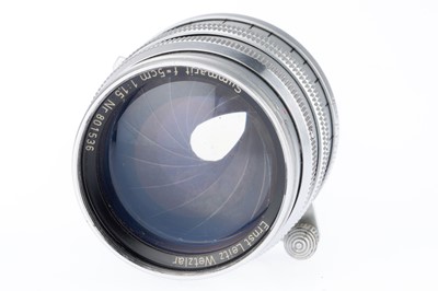 Lot 16 - A Leitz Wetzlar Summarit, f/1.5 5cm Lens