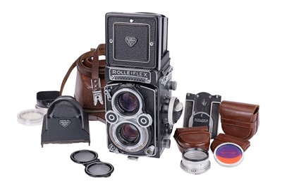 Lot 224 - A Rollei Rolleiflex 3.5F TLR Medium Format Camera