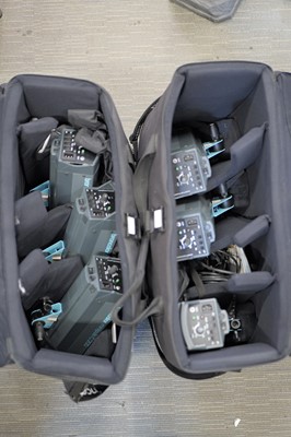 Lot 719 - A Set of Six Broncolor Minipuls c200 Studio Flash Heads