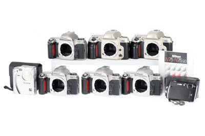 Lot 46 - A Selection of Digicams and Nikon SLR Camera Bodies