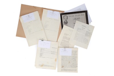 Lot 519 - Mather, Berkley, Authors Scripts for 'To Bury Ceaser'