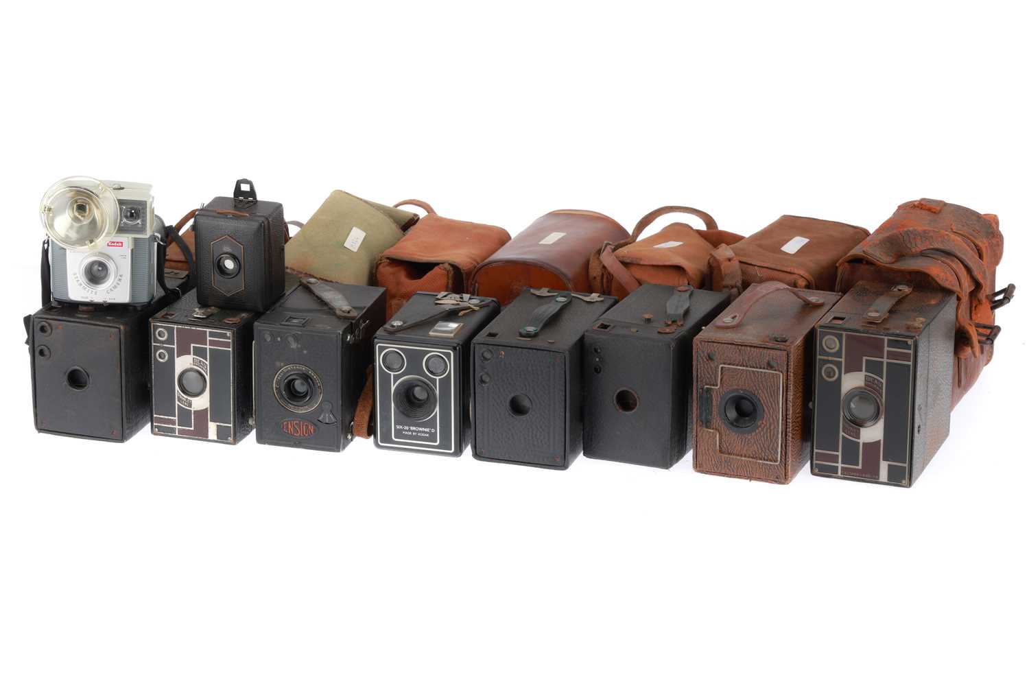 Lot 31 - A Selection of Box Cameras