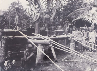 Lot 473 - Albumen Print, Malay Natives