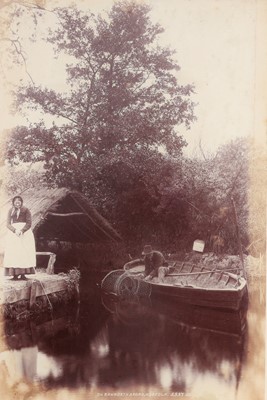 Lot 475 - James Valentine, Fishing on Ranworth Broad