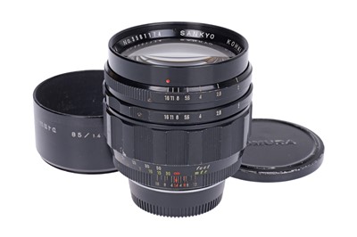 Lot 166 - A Sankyo Kohki Komura f/1.4 85mm Lens