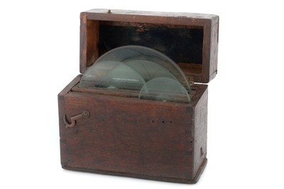 Lot 705 - A part-set of four circular glass strikes for liquid measures