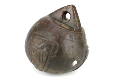 Lot 697 - A lead-weighted Latten Steelyard or Auncel Weight