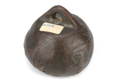 Lot 698 - A lead-weighted Latten Steelyard or Auncel Weight