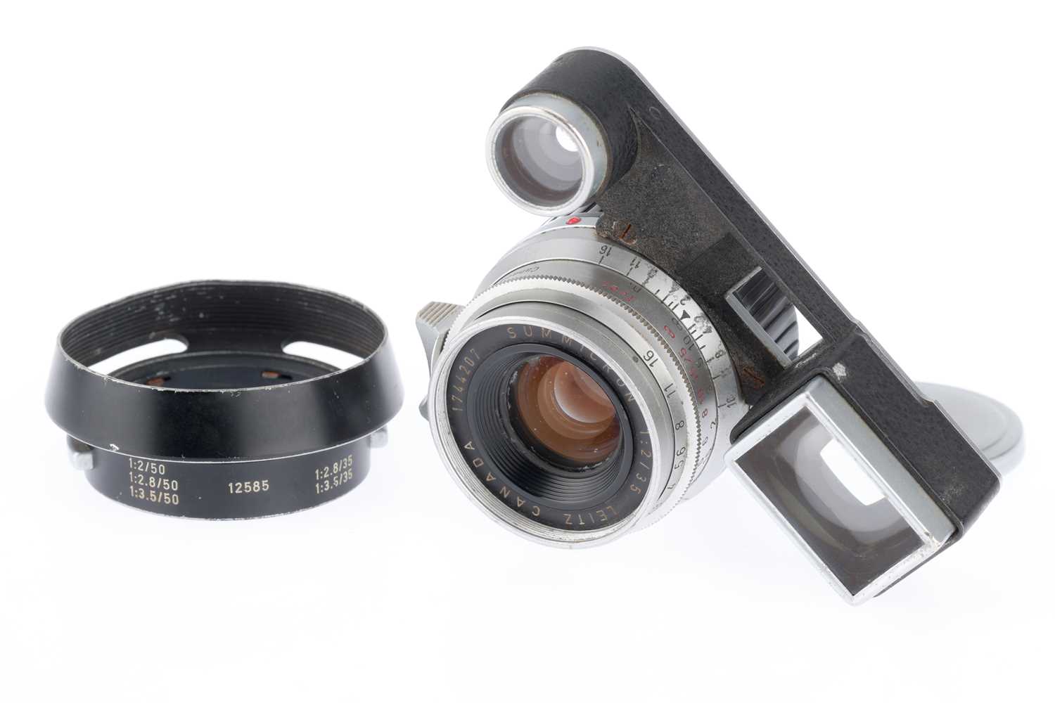 Lot 29 - A Leitz Canada Summicron f/2 35mm Lens and Goggles