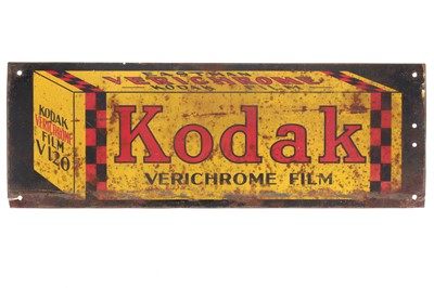 Lot 536 - An Advertising Sign for Kodak Verichrome Film