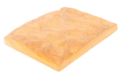 Lot 43 - A Polychrome-Painted Plaster Didactic Geological Model