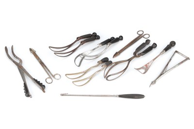 Lot 554 - Collection of 19th Century Obstetric Surgical Instruments
