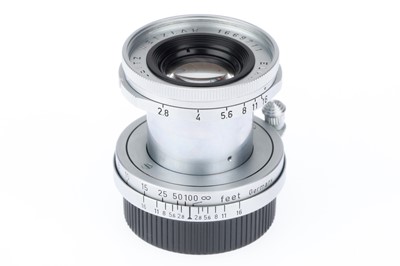 Lot 16 - A Leitz Wetzlar f/2.8 50mm Elmar Lens