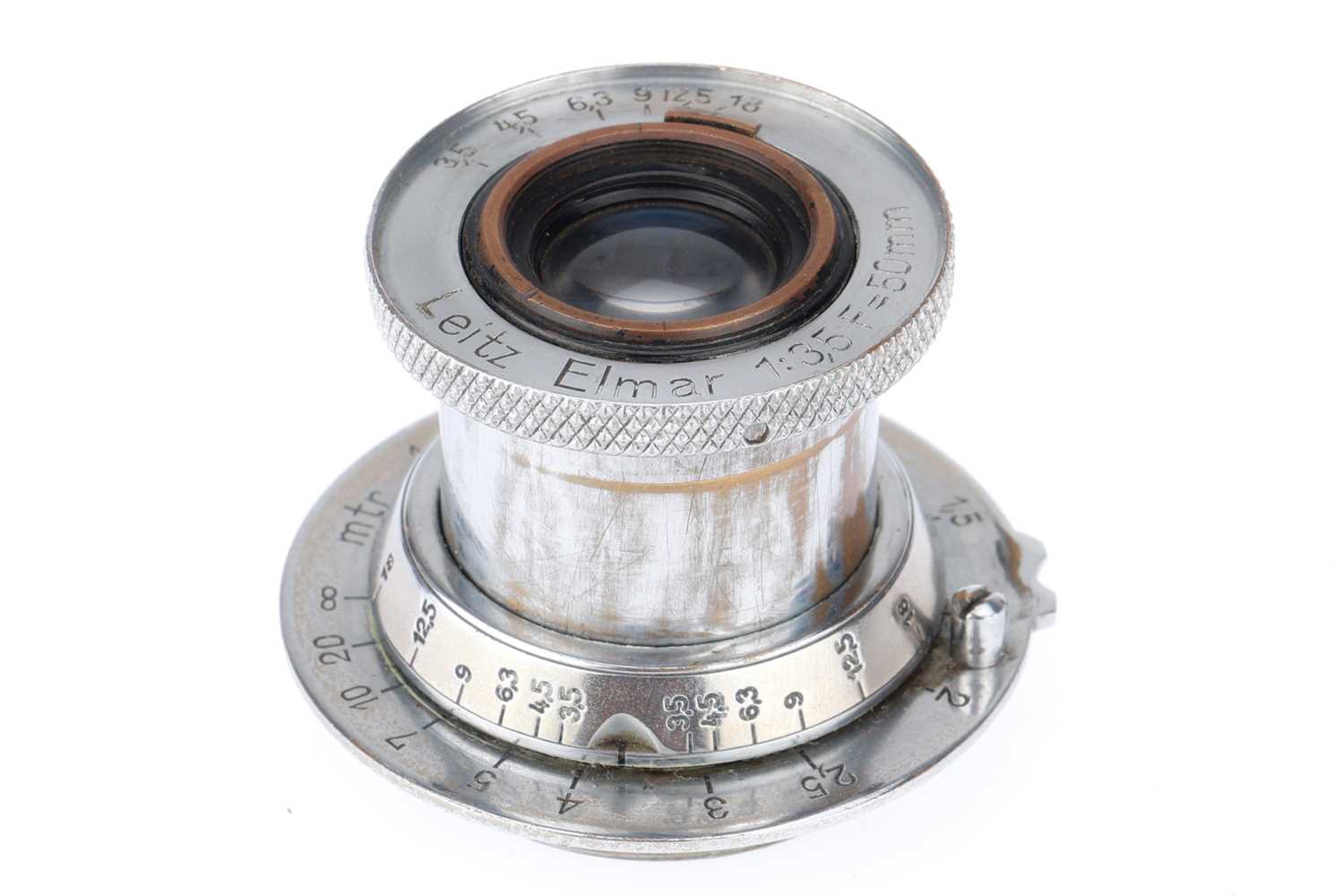 Lot 12 - A Leitz Wetzlar f/3.5 50mm Elmar Lens