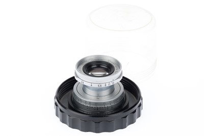 Lot 14 - A Leitz Wetzlar f/2.8 50mm Elmar Lens