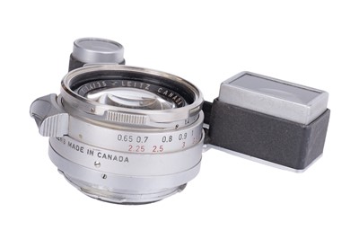 Lot 60 - A Leitz Summilux f/1.4 35mm 'Steel Rim' Lens