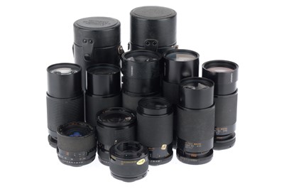 Lot 392 - A Selection of Tamron Adaptall Zoom Lenses