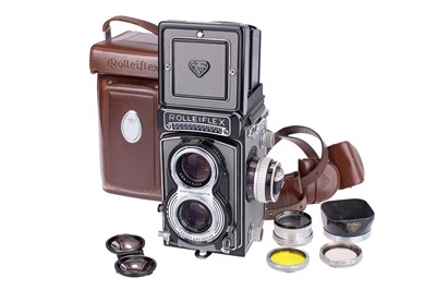 Lot 228 - A Rollei Rolleiflex T TLR Medium Format Camera