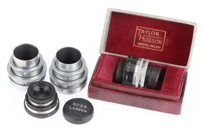 Lot 395 - A Group of Cine Camera Lenses