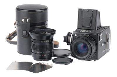 Lot 243 - A Kiev ARAX Medium Format Camera Outfit