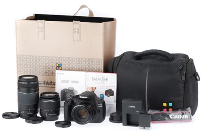 Lot 150 - A Canon EOS 1200D Digital SLR Outfit