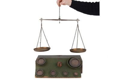 Lot 696 - Portable Brass and Steel Inspector's Standard Scales