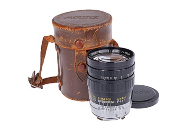 Lot 138 - A Zunow f/2 100mm Lens