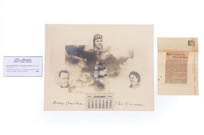 Lot 483 - Bowman, Martie. Calendar for 1936