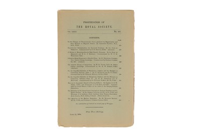 Lot 758 - Ramsay, William & J. Norman Collie, The Spectrum of the Radium Emanation