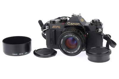 Lot 177 - A Canon AV-1 35mm SLR Camera