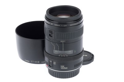Lot 455 - A Canon EF f/2.8 135mm Soft Focus Lens