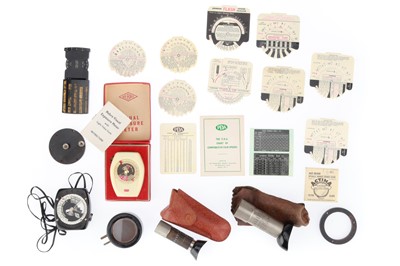 Lot 574 - A Selection of Exposure Calculators and Extinction Meters