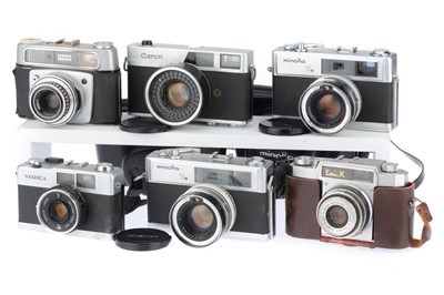 Lot 117 - A Selection of Japanese Fixed Lens Cameras