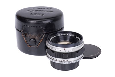Lot 129 - A Canon f/1.5 35mm Lens