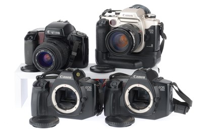 Lot 164 - A Group of Canon EOS Cameras