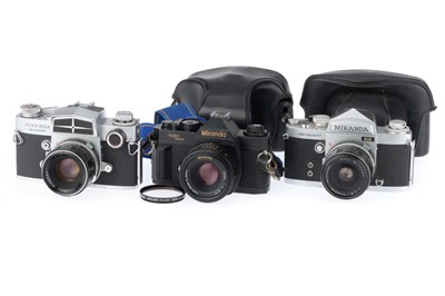Lot 112 - A Group of Miranda SLR Cameras