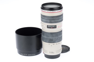 Lot 447 - A Canon EF f/4 70-200mm L Zoom Lens