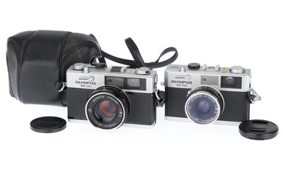 Lot 201 - A Pair of Olympus 35 Rangefinder Cameras