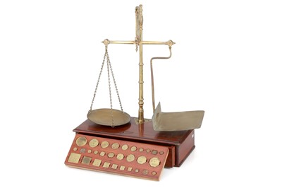 Lot 706 - Set of Brass Postal Scales