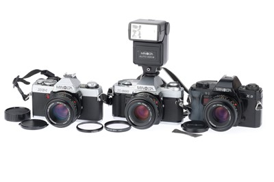Lot 99 - A Group of Minolta X-series Cameras
