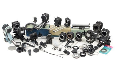 Lot 597 - A Good Selection of Macro Bellows and Accessories