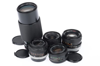 Lot 429 - A Group of Canon Lenses