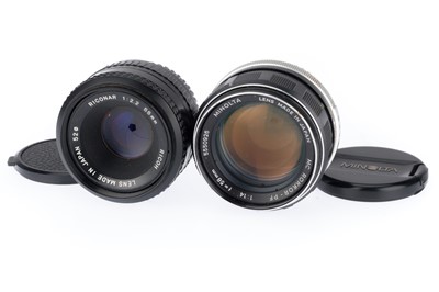 Lot 432 - A Minolta f/1.4 58mm Rokkor Lens