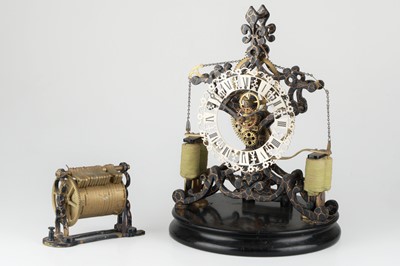 Lot 286 - Mid 19th Cent Exhibition Electric Master Clock & Slave Unit, 1866 In Fine Collectors Auction