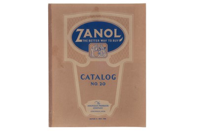 Lot 720 - Zanol Products Company, Cincinnati, Ohio, Catalogue, 1925