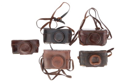 Lot 126 - A Group of Leica Camera Cases